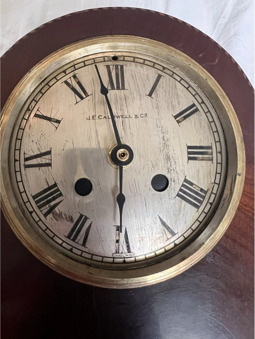 J.E. Caldwell French Carriage Clock 1890s Vintage Art Deco